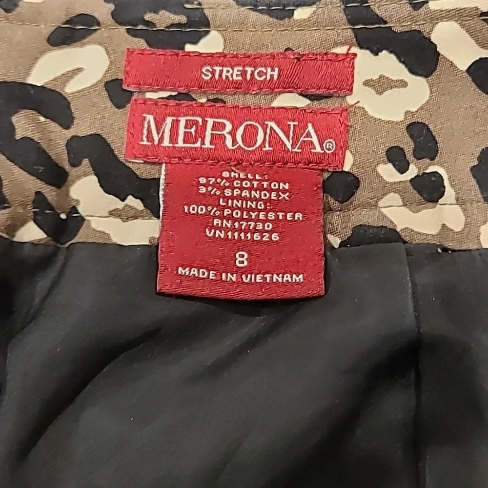 Merona Women's Leopard Animal Print Skirt - Picture 9 of 10